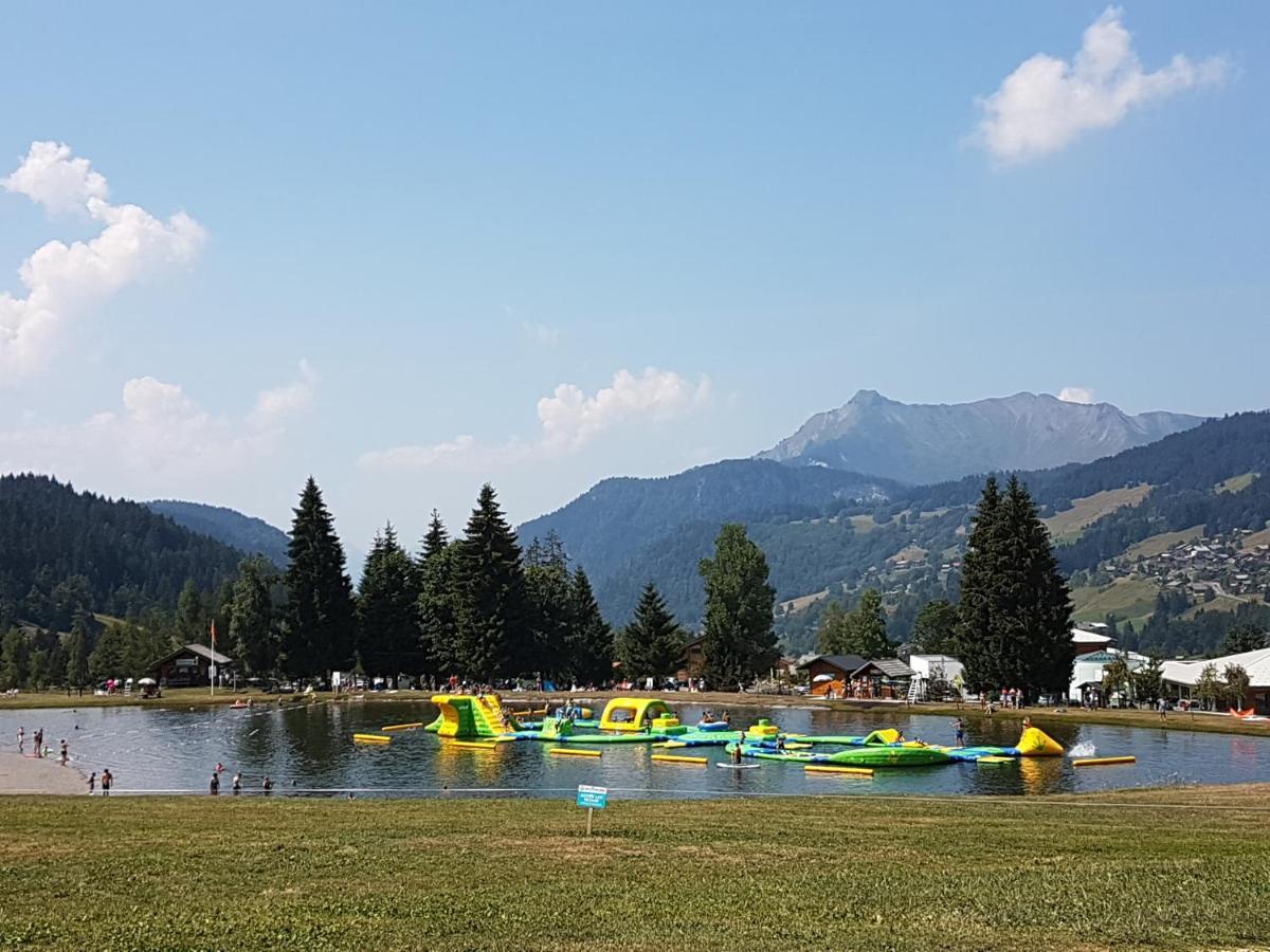 Praz-Du-Soleil F3 Apartment Les Gets Bagian luar foto
