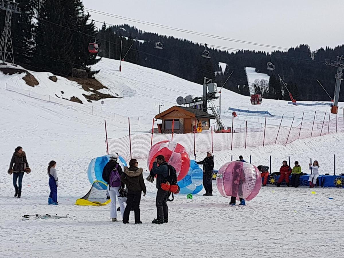 Praz-Du-Soleil F3 Apartment Les Gets Bagian luar foto